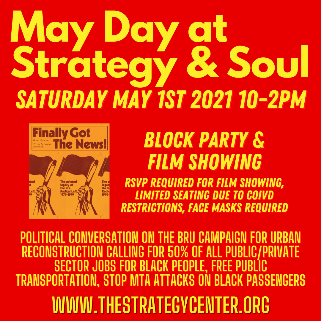 May Day at Strategy and Soul Celebrating Black Workers and The Black